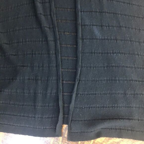 Eileen Fisher Black Cardigan Sweater Normcore/Preppy - Picture 4 of 8